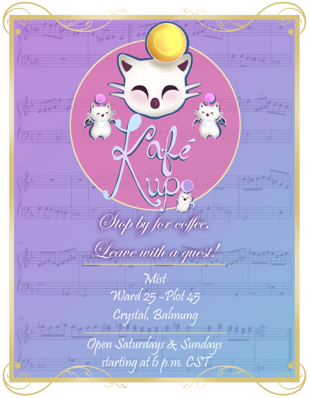 Kafé Kupo! Front Page